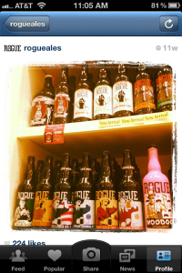 Les différentes gammes de bières de la marque Rogue